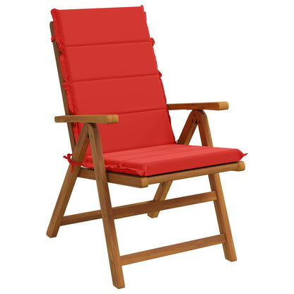 2-Piece High Back Bhair Cushions GEMERT 100% Polyester Red