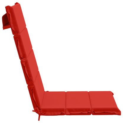 2-Piece High Back Bhair Cushions GEMERT 100% Polyester Red