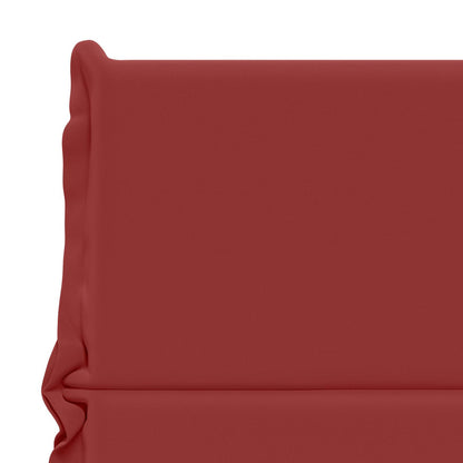 2-Piece High Back Bhair Cushions GEMERT 100% Polyester Wine Red