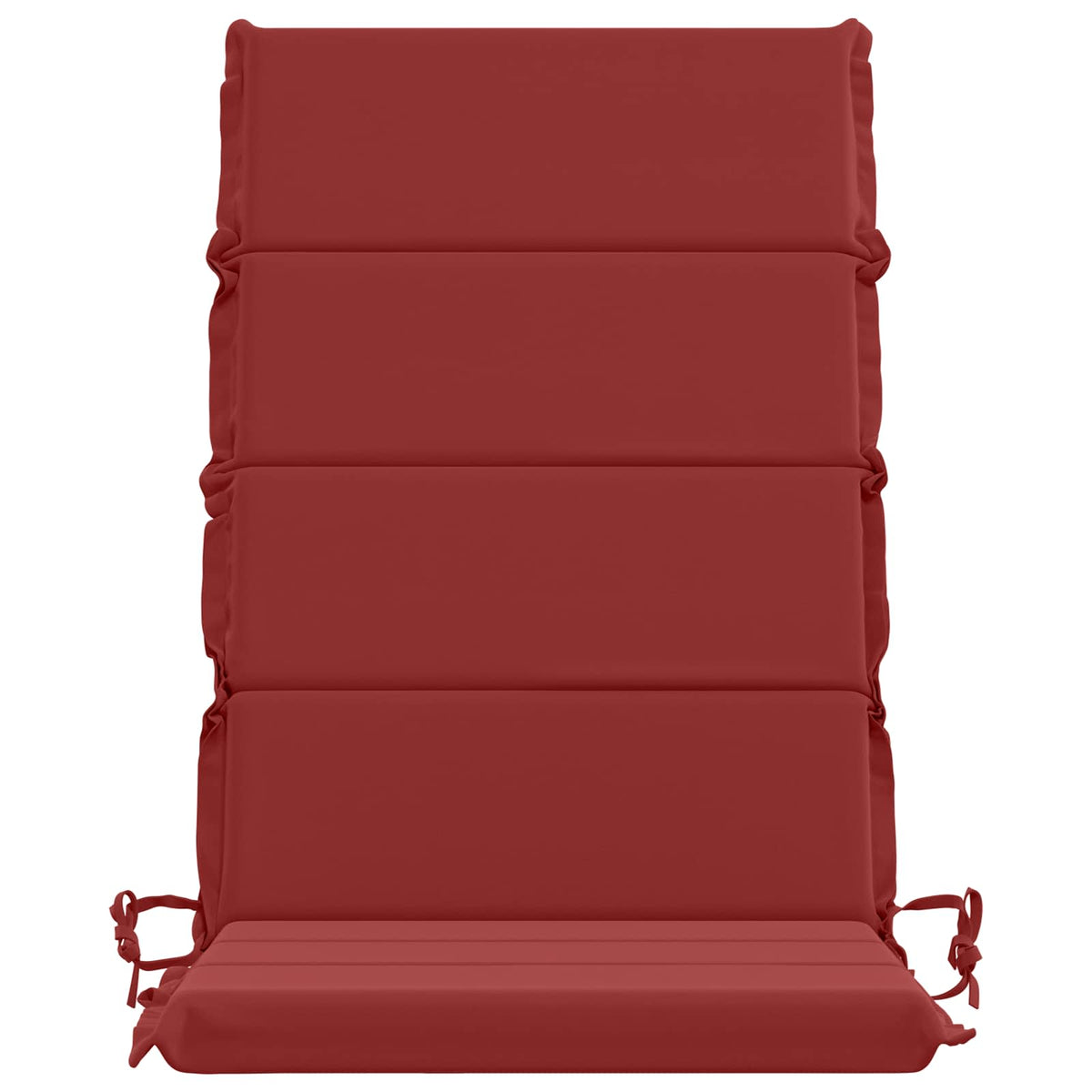 2-Piece High Back Bhair Cushions GEMERT 100% Polyester Wine Red