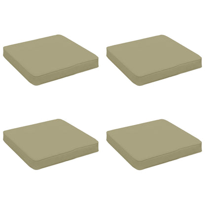 4-Piece Seat Cushions VUGHT 4 pcs 100% Polyester Light Green