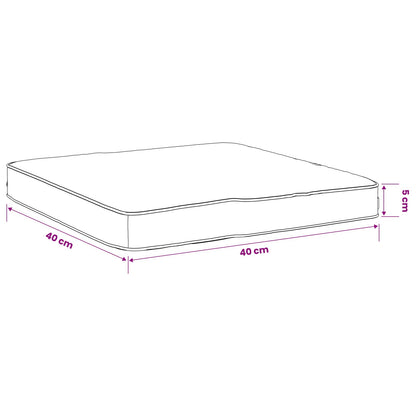 4-Piece Seat Cushions VUGHT 4 pcs 100% Polyester Sand