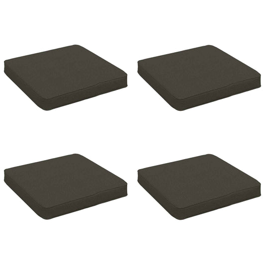 4-Piece Seat Cushions VUGHT 4 pcs 100% Polyester Anthracite