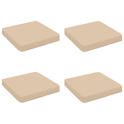 4-Piece Seat Cushions VUGHT 4 pcs 100% Polyester Cream
