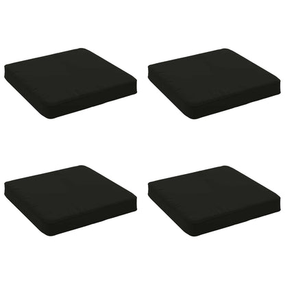 4-Piece Seat Cushions VUGHT 4 pcs 100% Polyester Black