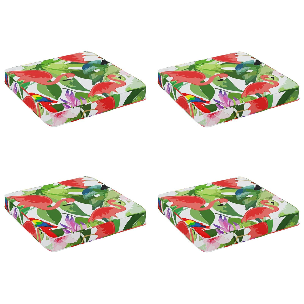 4-Piece Seat Cushions VUGHT 4 pcs 100% Polyester Multicolour