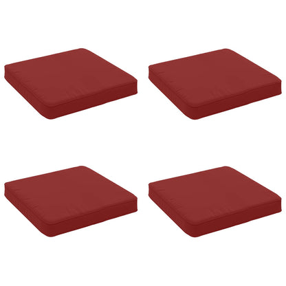 4-Piece Seat Cushions VUGHT 4 pcs 100% Polyester Wine Red