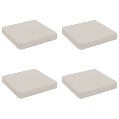 4-Piece Seat Cushions VUGHT 4 pcs 100% Polyester White