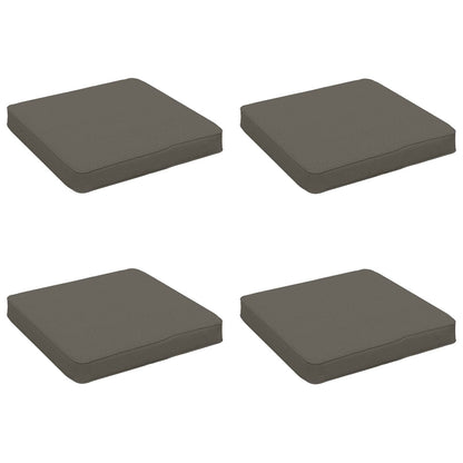 4-Piece Seat Cushions VUGHT 4 pcs 100% Polyester Grey
