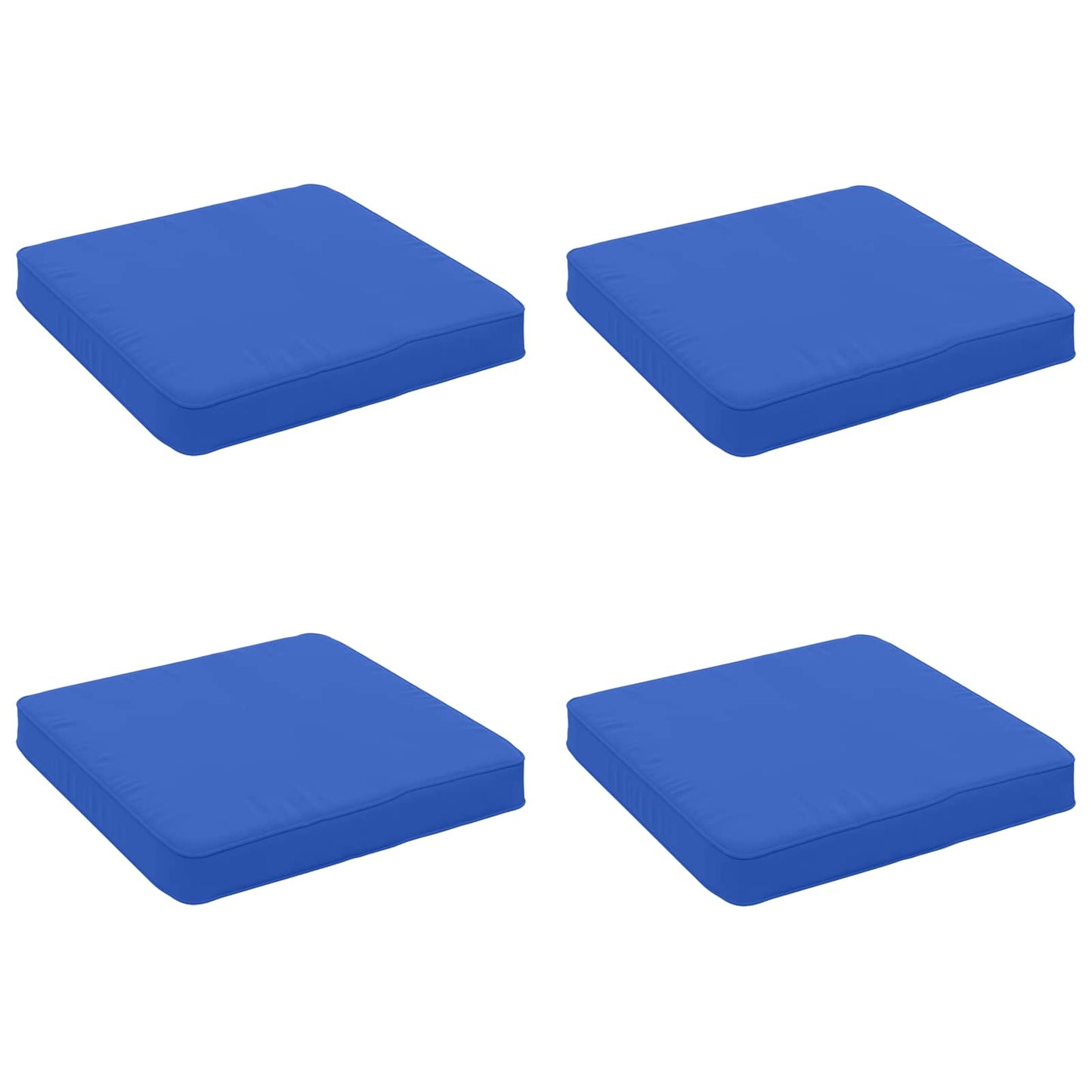 4-Piece Seat Cushions VUGHT 4 pcs 100% Polyester Royal Blue