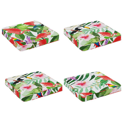 4-Piece Seat Cushions VUGHT 4 pcs 100% Polyester Multicolour
