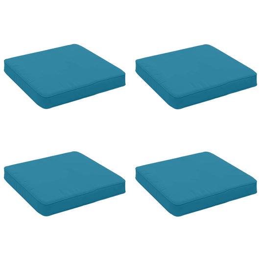 4-Piece Seat Cushions VUGHT 4 pcs 100% Polyester Light Blue
