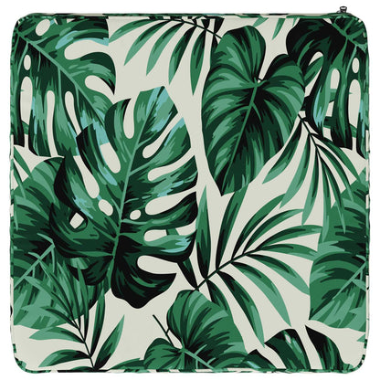 4-Piece Seat Cushions VUGHT 4 pcs 100% Polyester Leaf Pattern