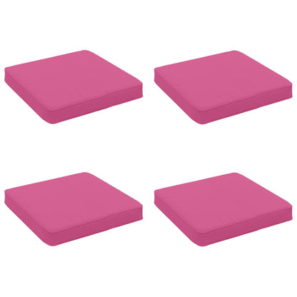4-Piece Seat Cushions VUGHT 4 pcs 100% Polyester Pink