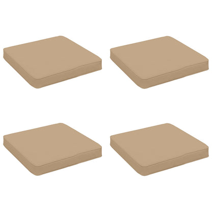 4-Piece Seat Cushions VUGHT 4 pcs 100% Polyester Sand