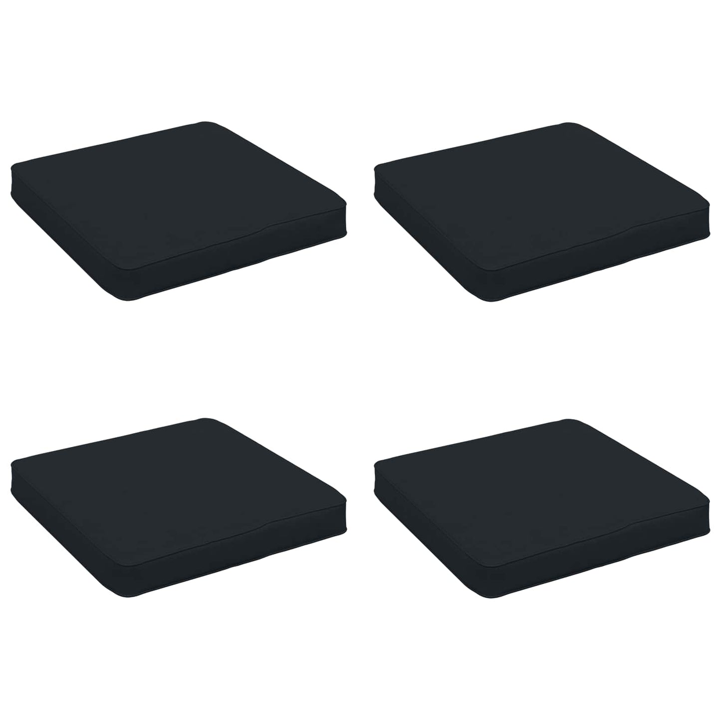 4-Piece Seat Cushions VUGHT 4 pcs 100% Polyester Dark Blue
