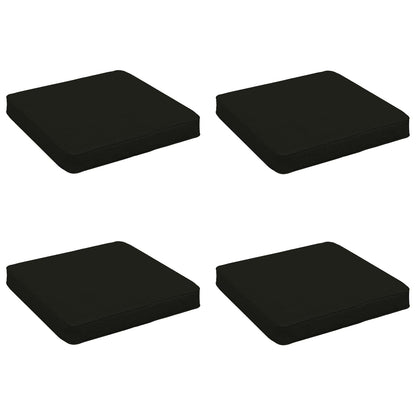 4-Piece Seat Cushions VUGHT 4 pcs 100% Polyester Black
