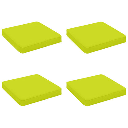 4-Piece Seat Cushions VUGHT 4 pcs 100% Polyester Bright Green
