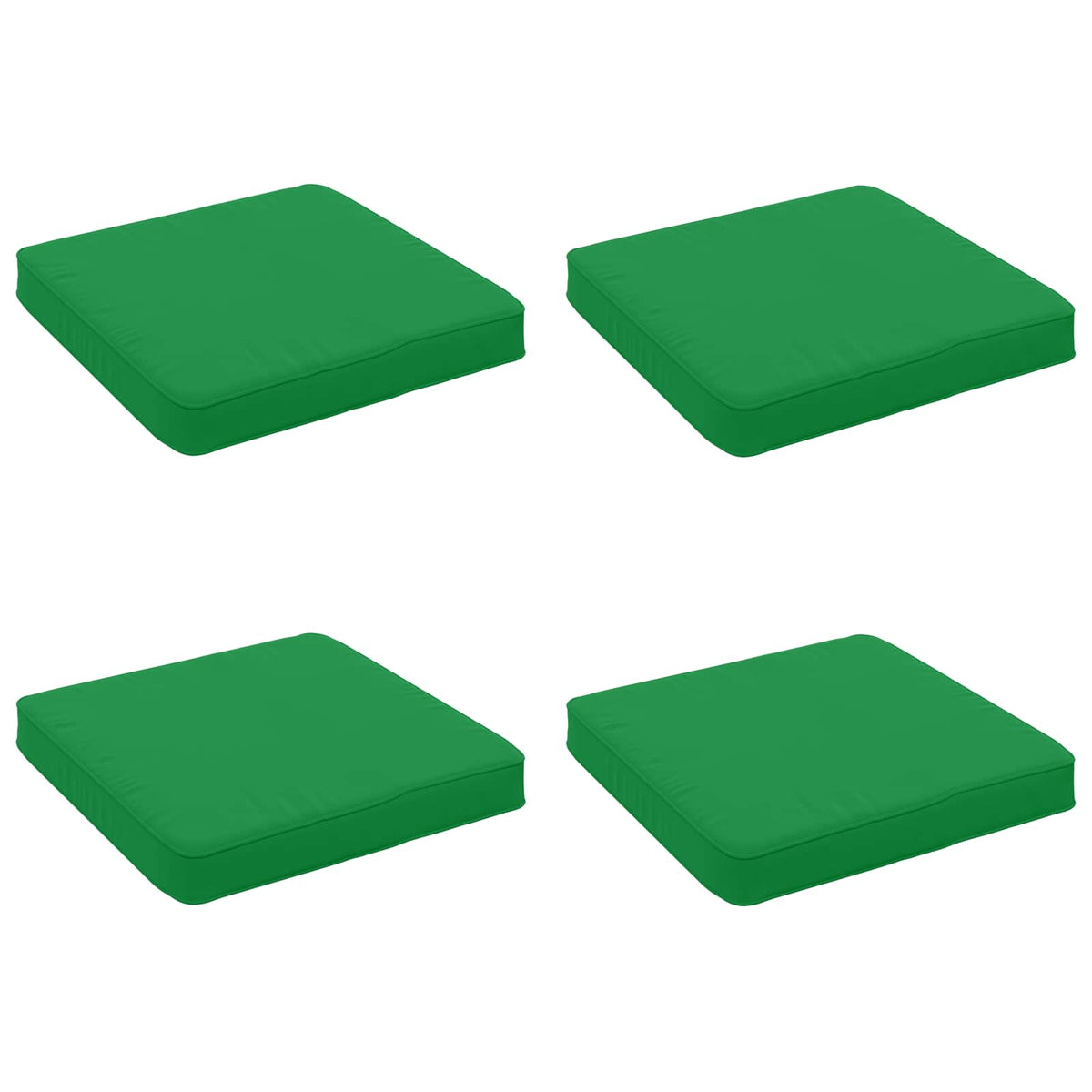 4-Piece Seat Cushions VUGHT 4 pcs 100% Polyester Green