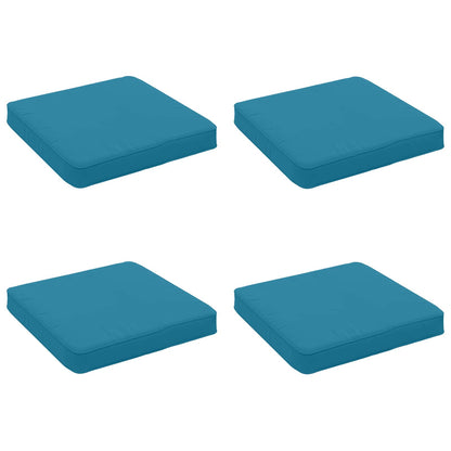 4-Piece Seat Cushions VUGHT 4 pcs 100% Polyester Light Blue