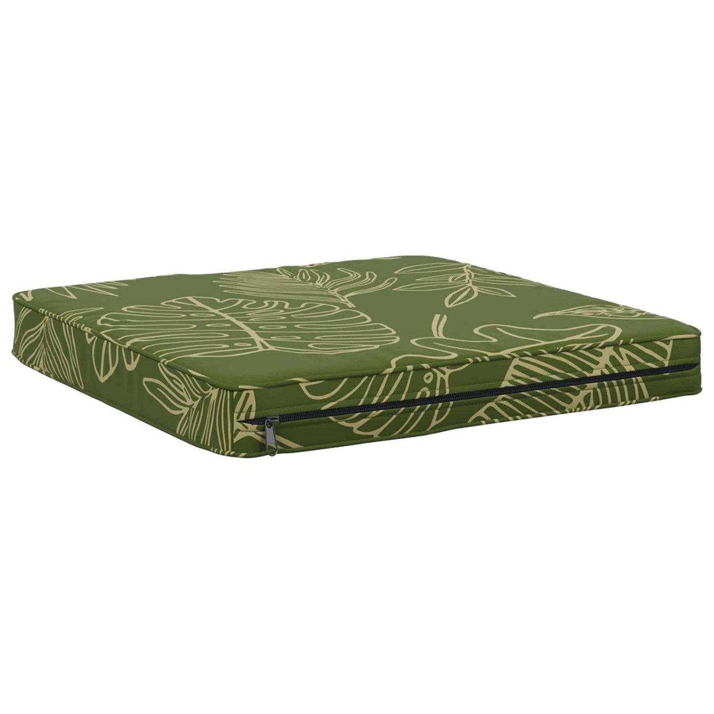 4-Piece Seat Cushions VUGHT 4 pcs 100% Polyester Leaf Design