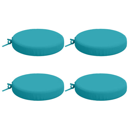 4-Piece Seat Cushions SOEST 4 pcs 100% Polyester Turquoise