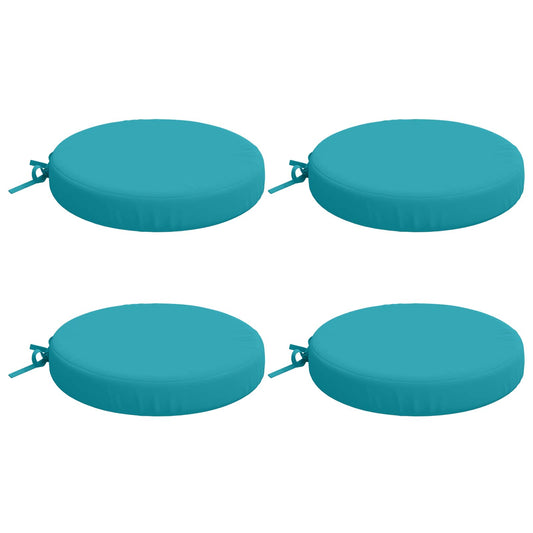 4-Piece Seat Cushions SOEST 4 pcs 100% Polyester Turquoise