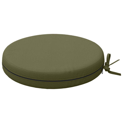 4-Piece Seat Cushions SOEST 4 pcs 100% Polyester Olive Green