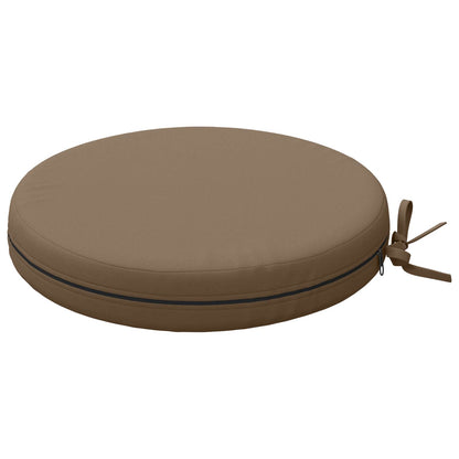 4-Piece Seat Cushions SOEST 4 pcs 100% Polyester Taupe