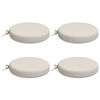 4-Piece Seat Cushions SOEST 4 pcs 100% Polyester White