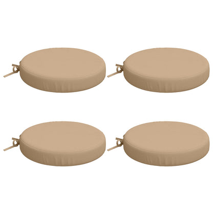 4-Piece Seat Cushions SOEST 4 pcs 100% Polyester Sand