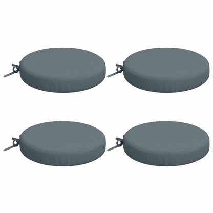 4-Piece Seat Cushions SOEST 4 pcs 100% Polyester Blue