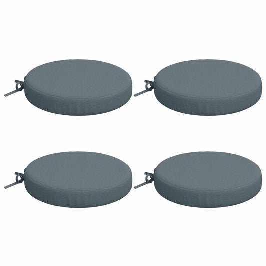 4-Piece Seat Cushions SOEST 4 pcs 100% Polyester Blue