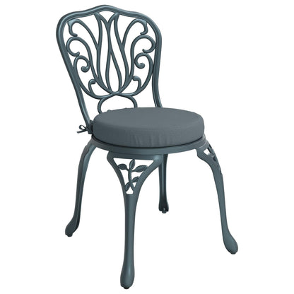 4-Piece Seat Cushions SOEST 4 pcs 100% Polyester Blue