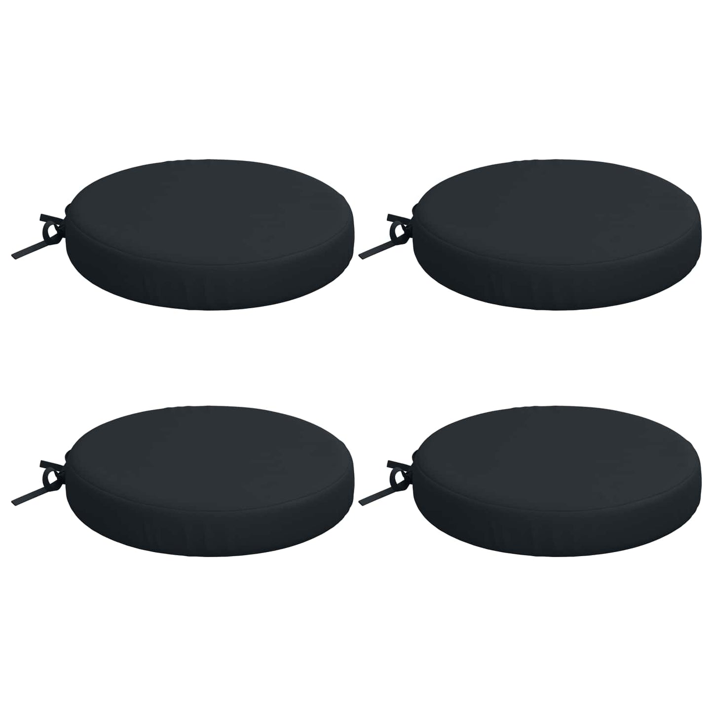 4-Piece Seat Cushions SOEST 4 pcs 100% Polyester Dark Blue