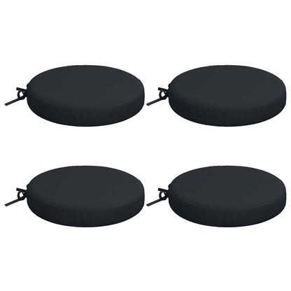 4-Piece Seat Cushions SOEST 4 pcs 100% Polyester Dark Blue