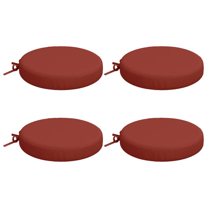 4-Piece Seat Cushions SOEST 4 pcs 100% Polyester Red