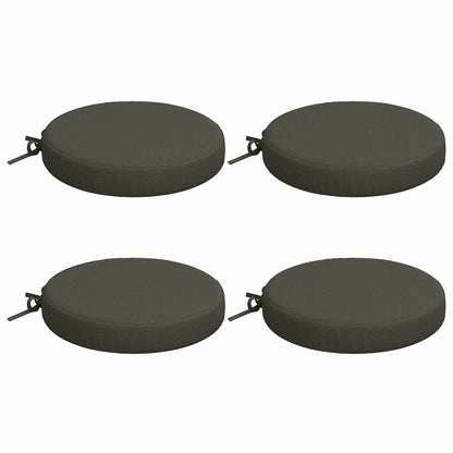 4-Piece Seat Cushions SOEST 4 pcs 100% Polyester Anthracite