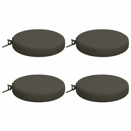 4-Piece Seat Cushions SOEST 4 pcs 100% Polyester Anthracite