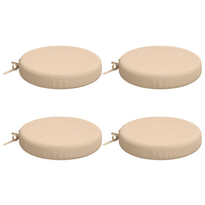 4-Piece Seat Cushions SOEST 4 pcs 100% Polyester Cream