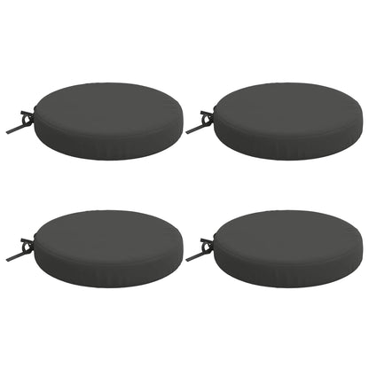 4-Piece Seat Cushions SOEST 4 pcs 100% Polyester Anthracite