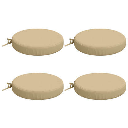 4-Piece Seat Cushions SOEST 4 pcs 100% Polyester Beige