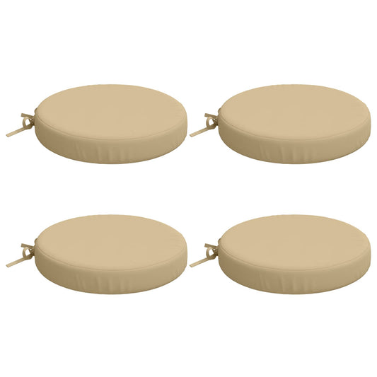 4-Piece Seat Cushions SOEST 4 pcs 100% Polyester Beige