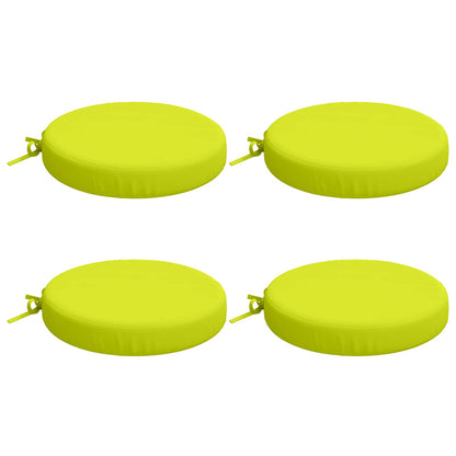 4-Piece Seat Cushions SOEST 4 pcs 100% Polyester Bright Green