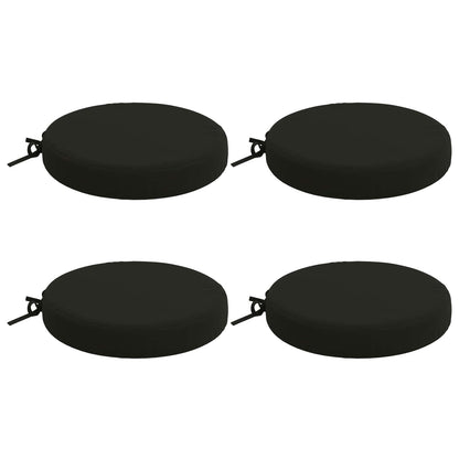 4-Piece Seat Cushions SOEST 4 pcs 100% Polyester Black