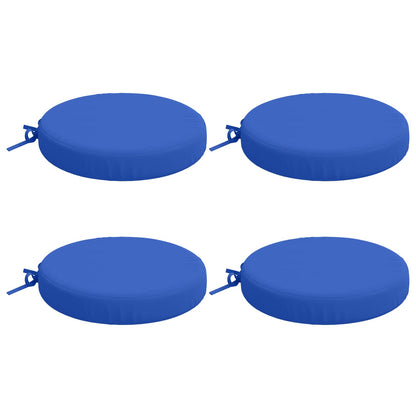 4-Piece Seat Cushions SOEST 4 pcs 100% Polyester Royal Blue