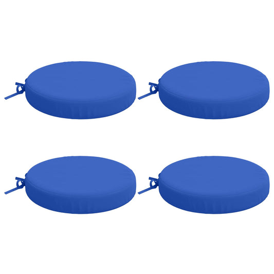 4-Piece Seat Cushions SOEST 4 pcs 100% Polyester Royal Blue