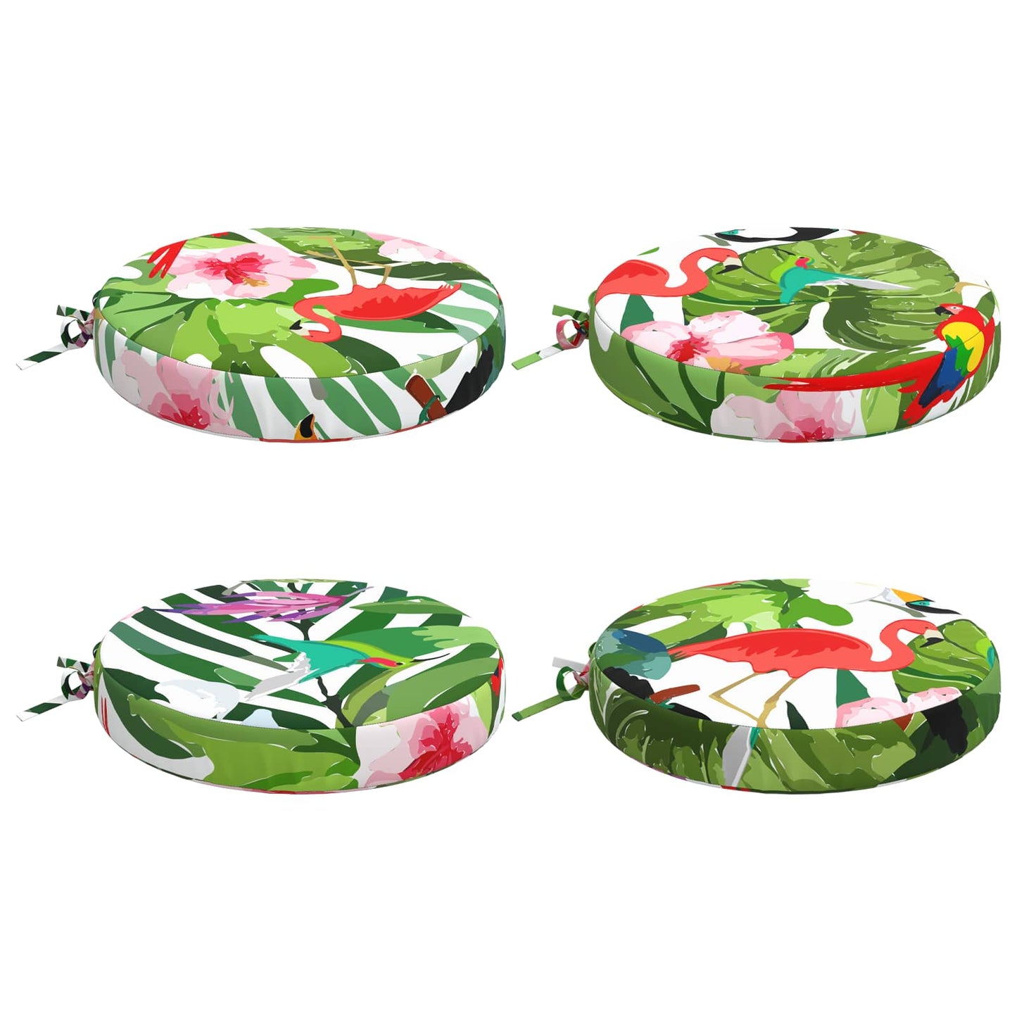 4-Piece Seat Cushions SOEST 4 pcs 100% Polyester Multicolour