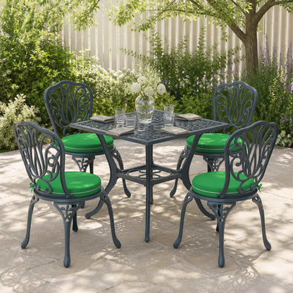 4-Piece Seat Cushions SOEST 4 pcs 100% Polyester Green