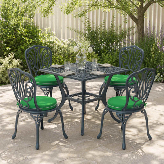 4-Piece Seat Cushions SOEST 4 pcs 100% Polyester Green